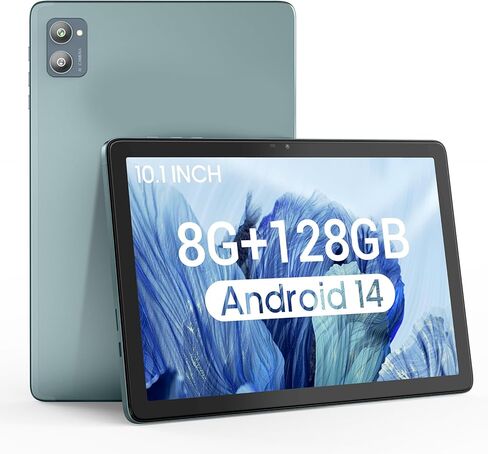 Android 13 Tablets مع 128 جيجابايت+8 (4+4 توسيع) GB ، 2.4+5G WiFi Tablet PC مع شاشة لمس IPS FHD ، كاميرا مزدوجة 13 ميجا 1 ميجابكسل ، مكبرات صوت استريو مزدوجة ، Bluetooth5.0 ، GPS in Kuwait