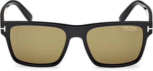 Tom Ford Calder Polarized Brown Square Men's Sunglasses FT1205 01H 55 in Saudi Arabia