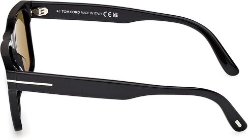 Tom Ford Calder Polarized Brown Square Men's Sunglasses FT1205 01H 55 in Saudi Arabia