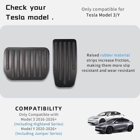 غطاء دواسة دواسة دواسة الغاز غطاء دواسة دواسة فرامل الغاز لأداء Tesla Model 3/Y متوافق مع الطراز Y Juniper و Model 3 Highland in Kuwait