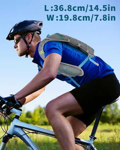 Running Hydration Vest with a 2L Water Bladder, Hydration Pack Lightweight Water Backpack for Running Hiking Cycling Biking Camping Marathon Trail for Men Women in Saudi Arabia
