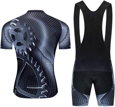 MOXILYN Cycling Jerseys for Men Cyling Gear Set Bike Clothing Kit Short Sleeves MTB Bicycle Shirts and Cycling Bibs in Saudi Arabia
