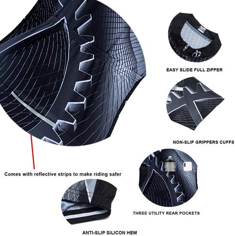 MOXILYN Cycling Jerseys for Men Cyling Gear Set Bike Clothing Kit Short Sleeves MTB Bicycle Shirts and Cycling Bibs in Saudi Arabia