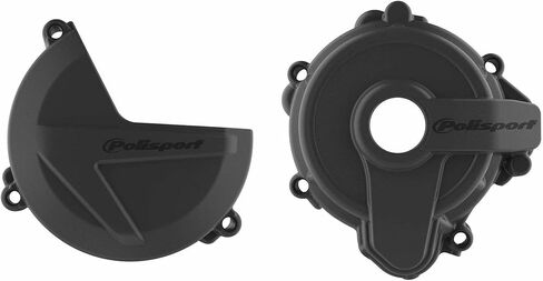 مجموعة محرك Polisport Covers مجموعة حماية لشيرو SE 250/300 (2014-2022) - سهولة تثبيت جودة OEM للحماية الفائقة والحماية المتينة - أسود in Saudi Arabia
