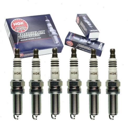 6 pc NGK Iridium IX Spark Plugs compatible with Mercedes-Benz C300 3.0L V6 2008-2012 in Saudi Arabia