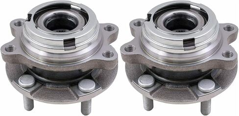 AutoShack Front Wheel Hub Bearing Pair of 2 Driver and Passenger Side Replacement for 2009 2010 2011 2012 2013 2014 Nissan Murano 2011-2014 2015 2016 2017 Quest 3.5L V6 AWD FWD 5-Lug HB613340PR in Saudi Arabia