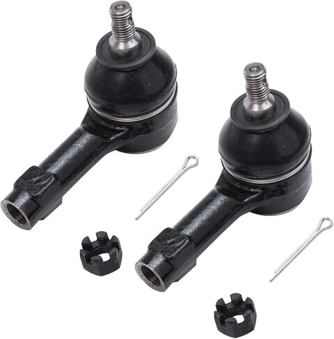 Detroit Axle - FWD Front Tie Rods Sway Bars for 2002-2007 Mitsubishi Lancer 4 Inner & Outer Tie Rod End Links 2 Stabilizer Sway Bar End Links 2003 2004 2005 2006 Replacement - 6pc Set in Saudi Arabia