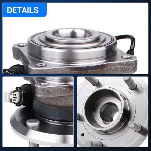 Autoround 512358 Rear Wheel Bearing and Hub Assembly Fit for Chevy Equinox & Pontiac Torrent & Suzuki XL 2007-2009, Saturn Vue 2008-2010, Chevrolet Captiva Sport 2012-2015, 5 Lugs w/ABS in Saudi Arabia