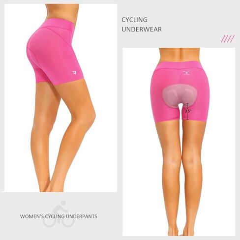 Undurable shor with Wrong Size, Padded Bike Shorts Women Cycling Underwear Bicycle Biking Biker Short with 4D Padding Shock Absorbing Super Lightweight Breathable, Dark XL in Kuwait