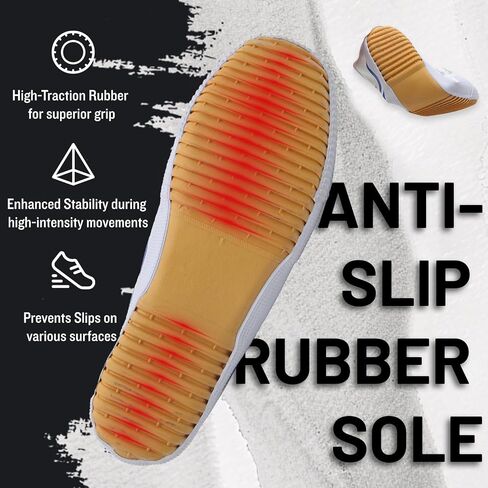 Martial Arts Shoes | Lightweight Breathable Sneakers with Non-Slip Rubber Sole, Toe Protection, Herbal Infused Insole for Men/Women - Kung Fu, Taekwondo, Karate Training & Daily Wear in Saudi Arabia