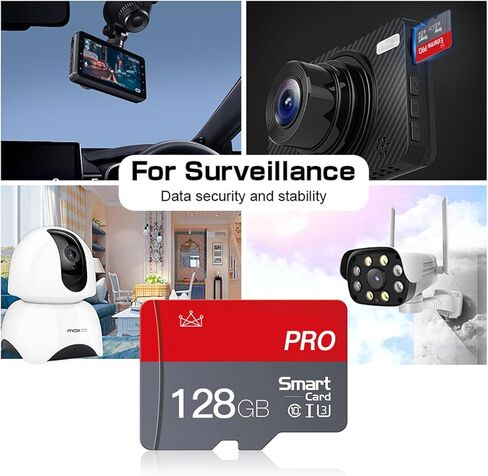 Micro SD Card 32GB Micro SD Cards 32GB مع SD ADAPTER CLASS 10 HISE SPED MINI SD للهواتف الذكية/الكاميرا/الكمبيوتر اللوحي 2. in Kuwait