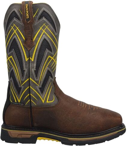 Dan Post Men's Cyclone WP CT Metatarsal Guard Brown/Wide / 8.5 in Saudi Arabia