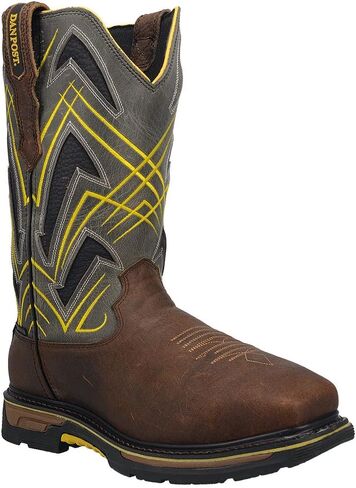 Dan Post Men's Cyclone WP CT Metatarsal Guard Brown/Wide / 8.5 in Saudi Arabia