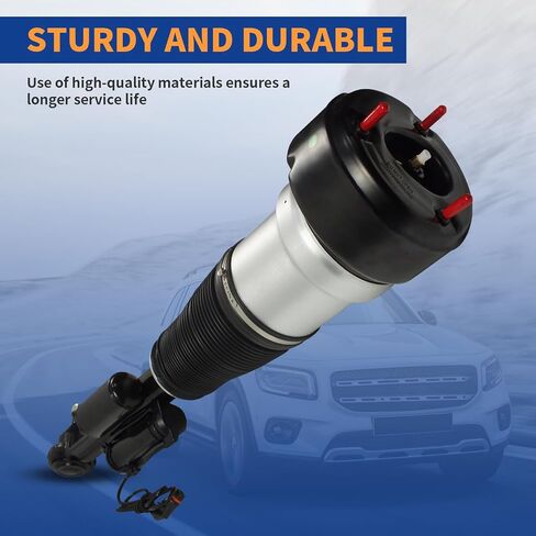 Front Left Air Suspension Strut Spring Shock Absorber Compatible for 4Matic 2005-2012 Mercedes Benz S-Class W221 4WD S350 S450 S550 Cl550 2213200438 (Front Left) in Kuwait
