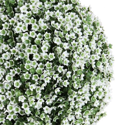 4 'Boxwood Ball Tree - نبات مصطنع في الهواء الطلق ، وأشعة فوق البنفسجية ومقاومة للماء ، يعزز الفناء أو ديكور الشرفة in Kuwait