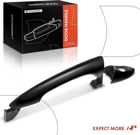 A-Premium Front Driver Side Door Door Hounder مع ثقب المفتاح متوافق مع Hyundai Sonata 2011 2012 2013 2014 ، Preped Black ، استبدل# 826523S000 in Saudi Arabia