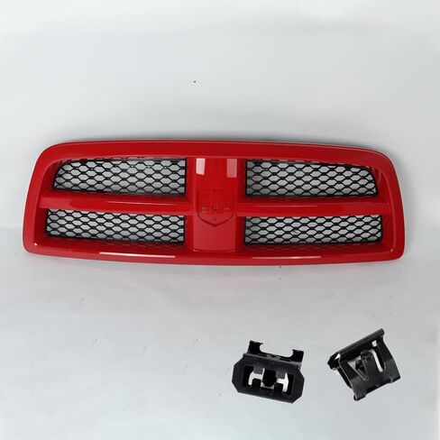 MIC Grille Grille Assemberbly متوافق مع RAM 1500 2009-2012 (Gloss Black) in Kuwait