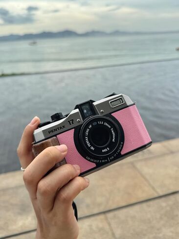 Leatherette with self-Adhesive for Pentax 17 (3 colorways) (Pink) in Saudi Arabia