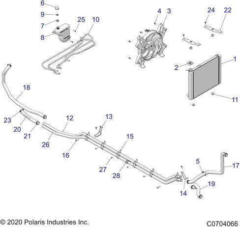 مجموعة مروحة Polaris RZR ، الجزء الأصلي OEM الجزء 2413044 ، كتي 1 in Saudi Arabia