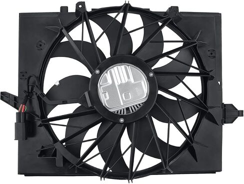 621-211 Engine Radiator Cooling Fan for BMW 525i 525xi 530i 530xi 2006-2007 528i 2008-2010 528xi 2008 545i 645Ci 2004-2005 750i 750Li 2006-2008, 17427543282 17427514181 in Saudi Arabia