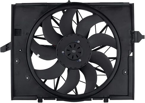 621-211 Engine Radiator Cooling Fan for BMW 525i 525xi 530i 530xi 2006-2007 528i 2008-2010 528xi 2008 545i 645Ci 2004-2005 750i 750Li 2006-2008, 17427543282 17427514181 in Saudi Arabia