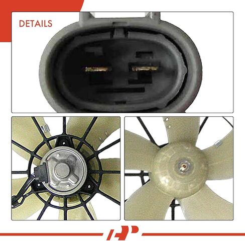 مجموعة مروحة تبريد المحرك A-Premium متوافقة مع نماذج Toyota المختارة-Highlander 2001-2007 2.4L-استبدل# 16361-20070 ، 1671120120 in Saudi Arabia