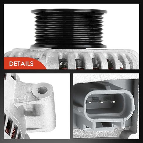 A-Premium Covelator متوافق مع Ford E450 2002-2003 ، F450 ، F550 Super Duty ، Econoline Super Duty 1999 ، E350 ، E-450 ، E-550 1999-2003 ، 12V 150AMP HOURVENT 6-GROOVE PLME in Saudi Arabia