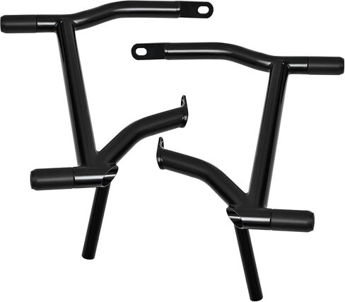 طقم دعم حانات Saddlebag Saddlebag لـ Harley Touring Street Glide Road Road King Electra/Ultra-Saddlebag Guards- دراجة نارية Saddlebag Cratch Bar 2009-2004 in Saudi Arabia