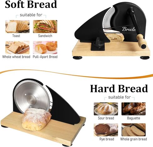 قطاعة خبز يدوية لخبز العجين المخمر محلي الصنع، سمك قابل للتعديل، تقطيع متساوي، قطاعة خبز كرنك يدوية مع خط مقياس وكوب شفط، شفرة حادة، مناسبة للعجين المخمر والخبز القشري، إلخ in Kuwait