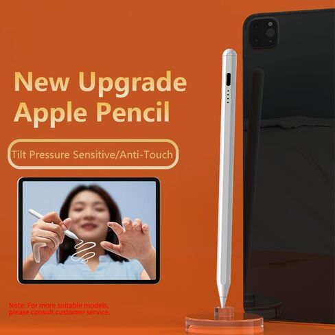 Stylus Pen for Touch Screen, Active Universal Stylus Pen Compatible with iPad/iPhone/Samsung and Other iOS/Android Smartphone and Tablet Devices Tablet Pen with Power Display, White in Saudi Arabia