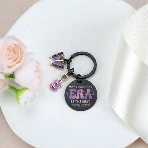 مجموعة Key -key -chain ، هدايا عيد الحب ، سلسلة مفاتيح الجيتار لعشاق الموسيقى ، قد يكون عصرك التالي أفضل ما بعد ، وملهم سلاسل المفاتيح in Saudi Arabia