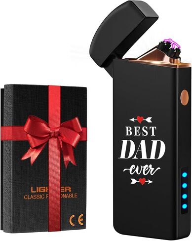 Stocking Stuffers Gifts for Men Women Adults Him Her Boyfriend, Coquimbo Electric Lighter USB Rechargeable Windproof Lighter, Flameless Dual Arc Plasma Lighter for Household Candle Incense Fireplace in Saudi Arabia