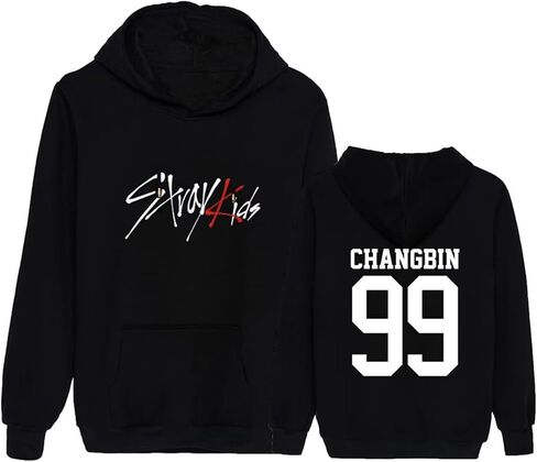 JUNG KOOK Womens Stray Kids Hoodie Skz Pullover Felix, Hyunjin, Leeknow, Bangchan Sweatershirt Sweater Tops in Saudi Arabia