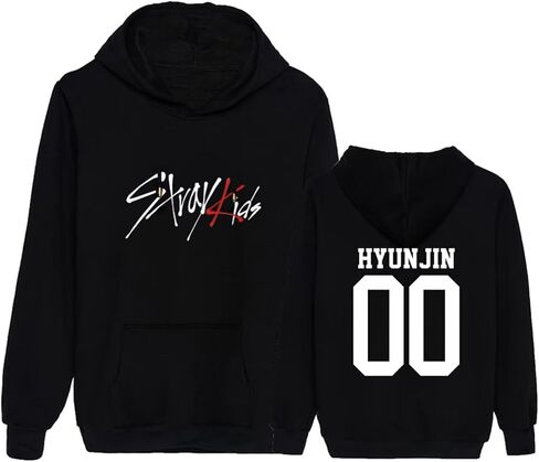 JUNG KOOK Womens Stray Kids Hoodie Skz Pullover Felix, Hyunjin, Leeknow, Bangchan Sweatershirt Sweater Tops in Saudi Arabia