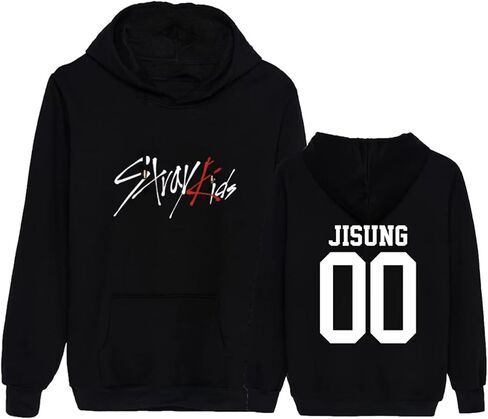 JUNG KOOK Womens Stray Kids Hoodie Skz Pullover Felix, Hyunjin, Leeknow, Bangchan Sweatershirt Sweater Tops in Saudi Arabia