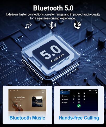 Android Radio for Toyota Tacoma 2005 2006 2007 2008 2009 2010 2011 2012 2013 2014 2015, 9 Inch Touch Screen Car Stereo with Wireless Carplay Android Auto/WiFi/GPS/SWC Backup Camera in Kuwait