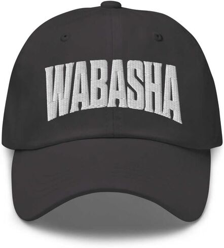 Wabasha Baseball Cap Wabasha Dad Hat Minnesota Mn Hat Hat Progroidered Sounder in Saudi Arabia