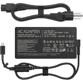 230W ROG Zephyrus Charger for Asus ROG Zephyrus S GX531GW GX701GX GX701GW GX701GV GL702V GX501V Strix Scar II GL704GM-DH74 GL703GM-DS74 Gaming Series Laptop AC Power Adapter Replacement Power Cord in Kuwait