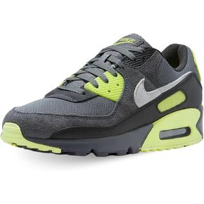 Nike Air Max 90 Men's Shoes (DM0029-012, Smoke Grey/Light Lemon Twist/Black/Photon Dust) Size 13 in Saudi Arabia