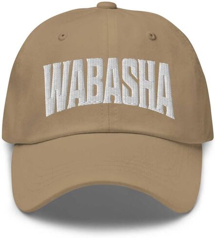 Wabasha Baseball Cap Wabasha Dad Hat Minnesota Mn Hat Hat Progroidered Sounder in Kuwait