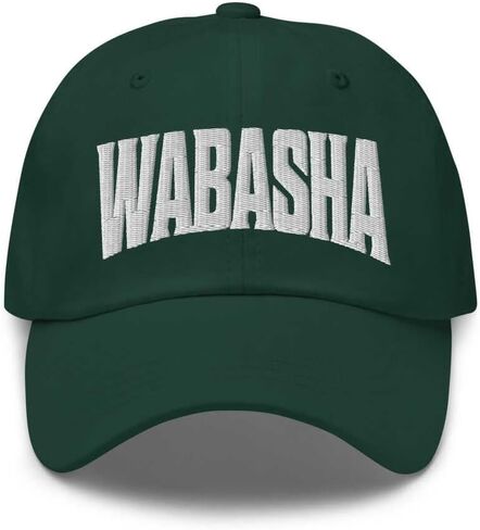 Wabasha Baseball Cap Wabasha Dad Hat Minnesota Mn Hat Hat Progroidered Sounder in Kuwait