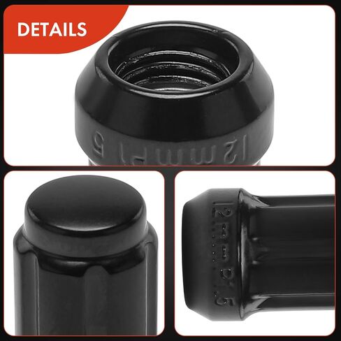 A-Premium 21-PC M12-1.5 Wheel Lug Nuts Compatible with Honda CR-V, Civic, Accord, Pilot, Odyssey, Fit, HR-V, Crosstour, Insight, Passport, Clarity, CR-Z, Element & Acura MDX, RDX, TLX, Front and Rear in Saudi Arabia