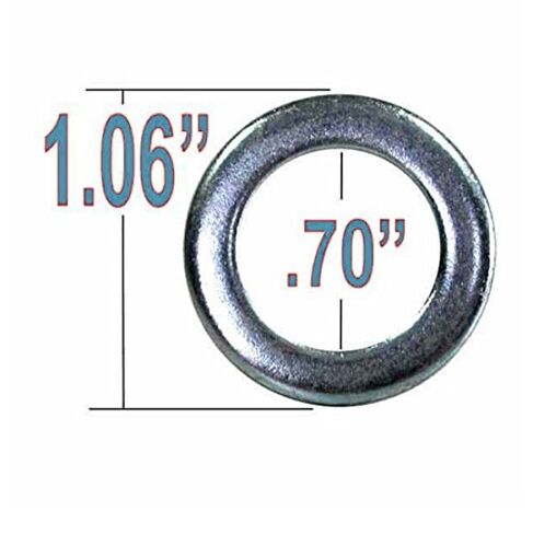 Short Mag Style Lug Nut 7/16" with Standard Washer Set of 24 Pieces in Kuwait