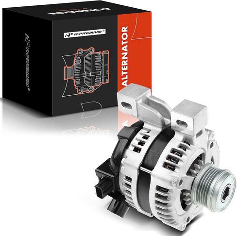 A-premium convalium متوافق مع Volvo S40 2004 ، L5 2.4L 2.5L ، 12V 150AMP PROCTHORE 5-GROOVE CLUCT PUNLEY ، استبدل# 104210-4050 ، 3M5T-10300-UA ، 30667051 in Saudi Arabia