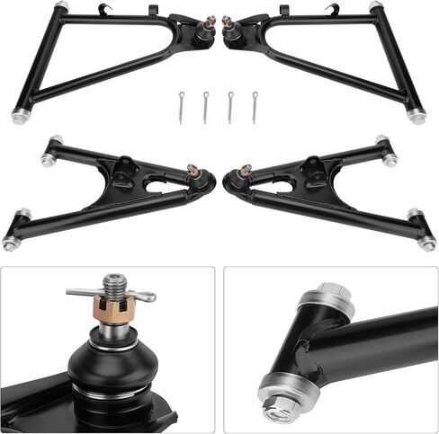 Javik الجبهة الجبهة السفلى أعلى ذراع التحكم الثقيلة في الخدمة المتوافقة مع Yamaha Banshee 350 YFZ350 1987-1995 1996-2006 ، OEM# 2GU-23570-00-P0 2GU-23580-00-P0 3GG-23540-00-P0 3GG-23550-00-P0 in Saudi Arabia