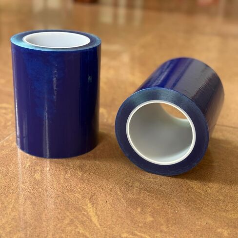 2 Rolls Surface Protective Removable Scratch Film Tape Roll Yards Clear Craft Adhesive Removable Window Film Blue 2.36 inch x 328 ft in Kuwait