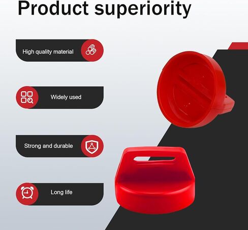 2 PCS Key Ignition Covers Caps, 5433534 5431964 Ignition Key Cover, Polaris Ignition Key Switch Cover, Compatible with Polaris Ranger, Sportsman Scrambler Xpress Trail Boss Magnum (Red) in Saudi Arabia