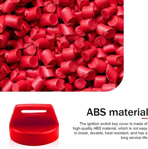 2 PCS Key Ignition Covers Caps, 5433534 5431964 Ignition Key Cover, Polaris Ignition Key Switch Cover, Compatible with Polaris Ranger, Sportsman Scrambler Xpress Trail Boss Magnum (Red) in Saudi Arabia