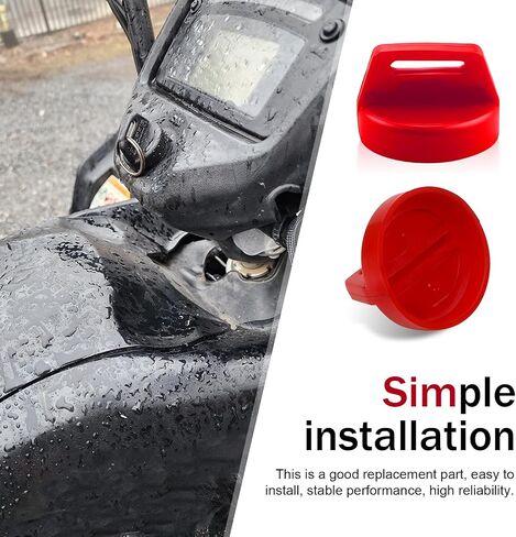 2 PCS Key Ignition Covers Caps, 5433534 5431964 Ignition Key Cover, Polaris Ignition Key Switch Cover, Compatible with Polaris Ranger, Sportsman Scrambler Xpress Trail Boss Magnum (Red) in Saudi Arabia