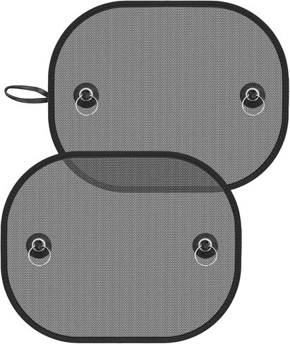 2PCS Car Window Shades, Car Window Sun Blocker, Window Shade for Baby in Vehicle with Suction Cups, Universal Glare and UV Rays Protection Auto Accessories Fit Baby, Adults and Pets (30*50cm) in Kuwait